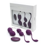 Vibrierendes Kegelkugel-Set mit Fernbedienung Rimini Lila von Rimba Toys | Fesselliebe.de