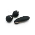 Vibrierendes Kegelball-Set Ibiza Schwarz von Rimba Toys