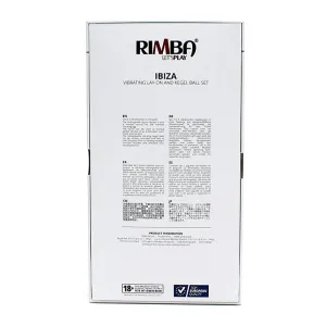 Vibrierendes Kegelball-Set Ibiza Schwarz von Rimba Toys