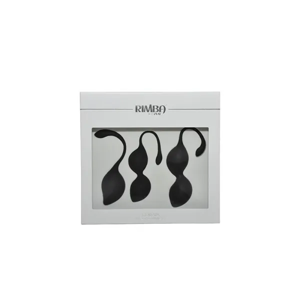 Kegelkugeln Trainingsset Geneva Schwarz von Rimba Toys | Fesselliebe.de