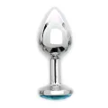 Metall-Analplug Sofia Blau Jewel von Rimba Toys
