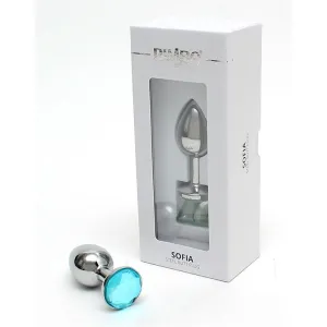 Metall-Analplug Sofia Blau Jewel von Rimba Toys