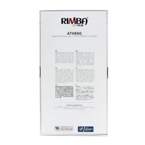 Vibrierende Kegelkugeln mit Fernbedienung Athens Schwarz von Rimba Toys