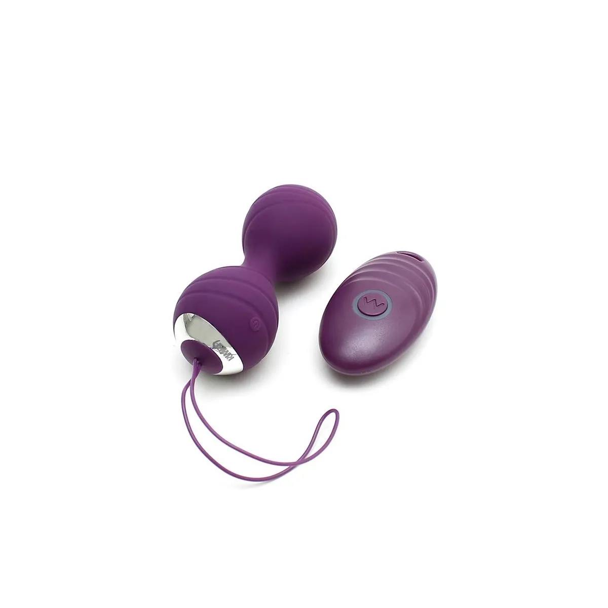 Vibrierende Kegelkugeln mit Fernbedienung Cannes Lila von Rimba Toys | Fesselliebe.de