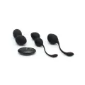 Vibrierendes Kegelball-Set Rimini Schwarz von Rimba Toys