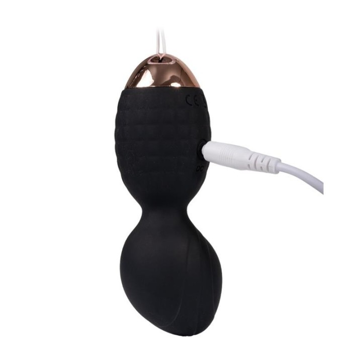 Vibrierendes Kegelball-Set Rimini Schwarz von Rimba Toys | Fesselliebe.de