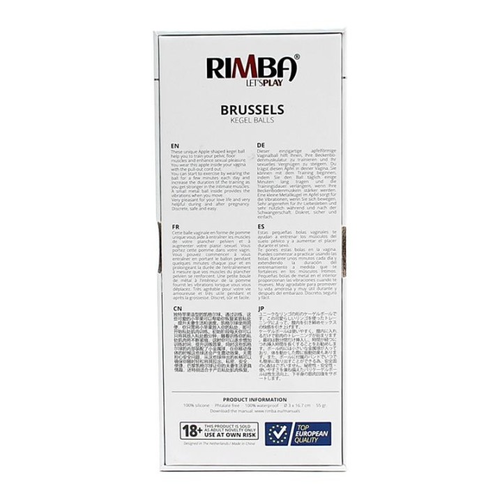 Bolas Kegel Brüssel Schwarz von Rimba Toys | Fesselliebe.de