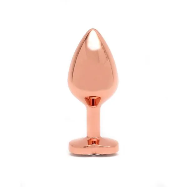 Pisa Herzförmiger Butt Plug Roségold von Rimba Toys | Fesselliebe.de