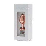 Pisa Herzförmiger Butt Plug Roségold von Rimba Toys | Fesselliebe.de