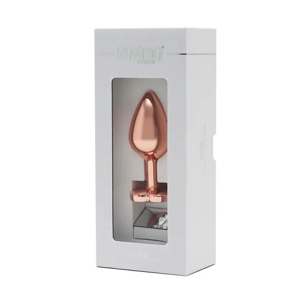 Pisa Herzförmiger Butt Plug Roségold von Rimba Toys | Fesselliebe.de