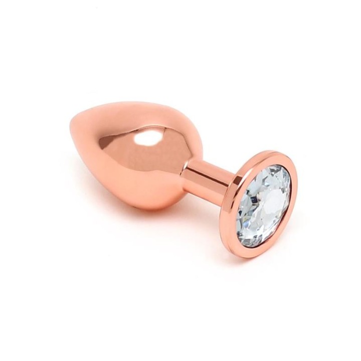 Pisa Butt Plug mit Juwel Pisa Roségold von Rimba Toys | Fesselliebe.de