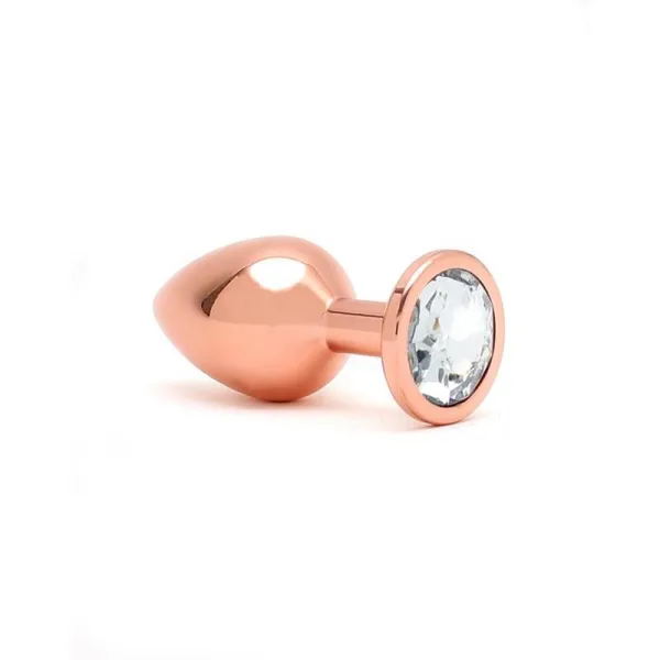 Pisa Butt Plug mit Juwel Pisa Roségold von Rimba Toys | Fesselliebe.de