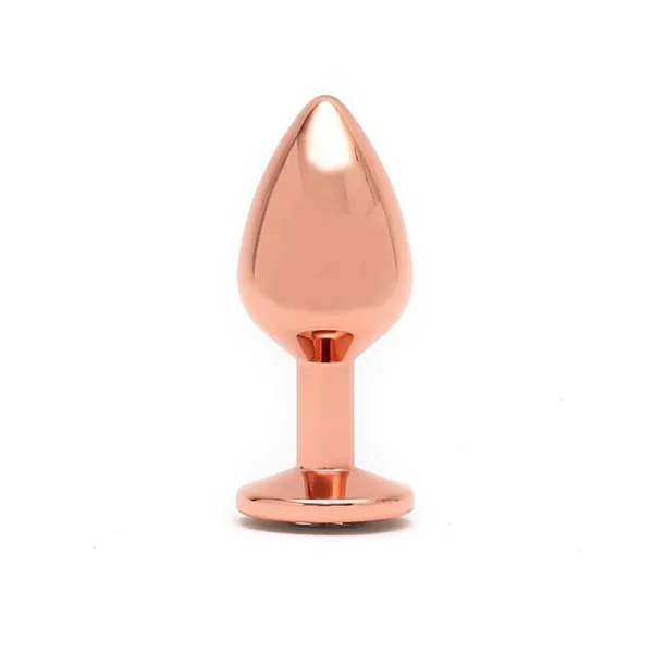 Pisa Butt Plug mit Juwel Pisa Roségold von Rimba Toys | Fesselliebe.de