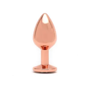 Pisa Butt Plug mit Juwel Pisa Roségold von Rimba Toys