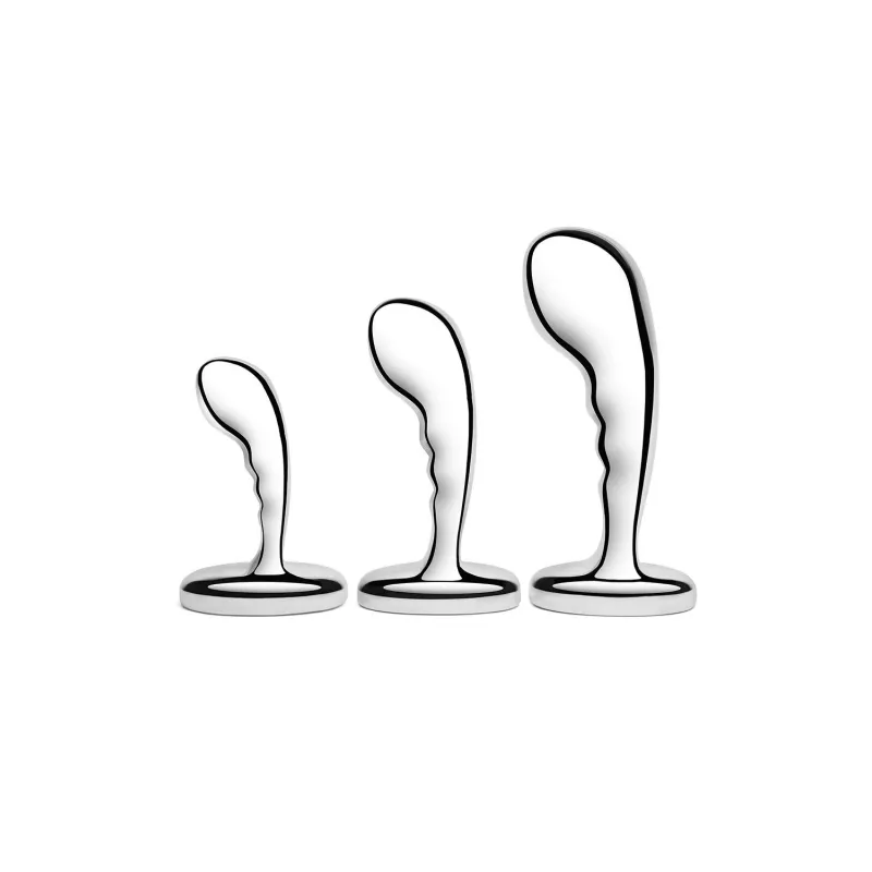 Stainless Steel P Spot Training Set von B-Vibe | Fesselliebe.de