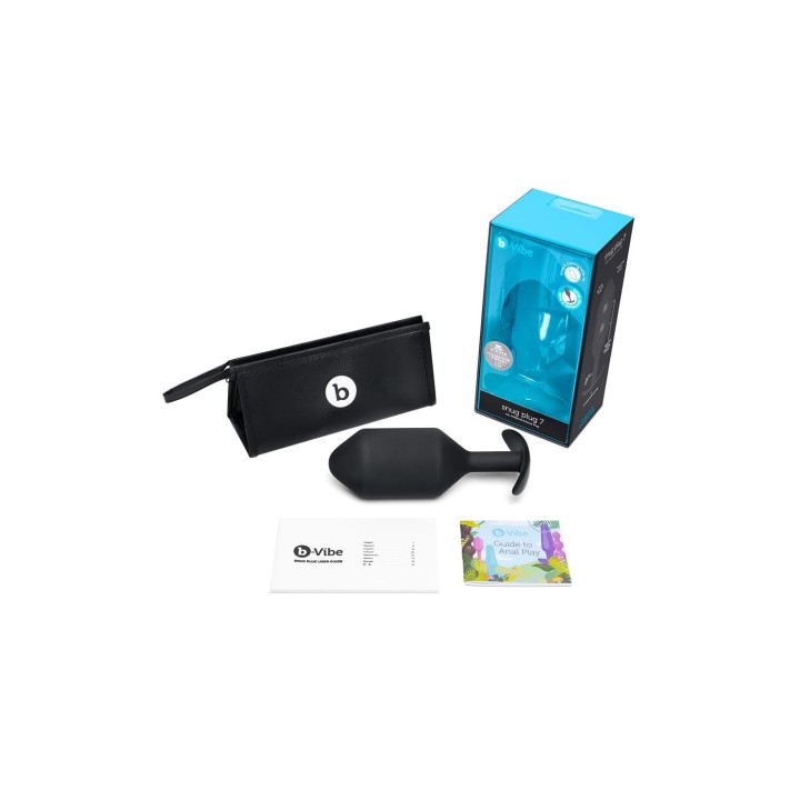 Snug Plug 7 Black von B-Vibe | Fesselliebe.de