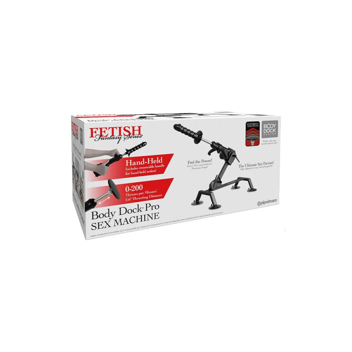 Pipedream Fetisch-Fantasie-Serie Body Dock Sexmaschine Schwarz | Fesselliebe.de