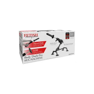 Pipedream Fetisch-Fantasie-Serie Body Dock Sexmaschine Schwarz