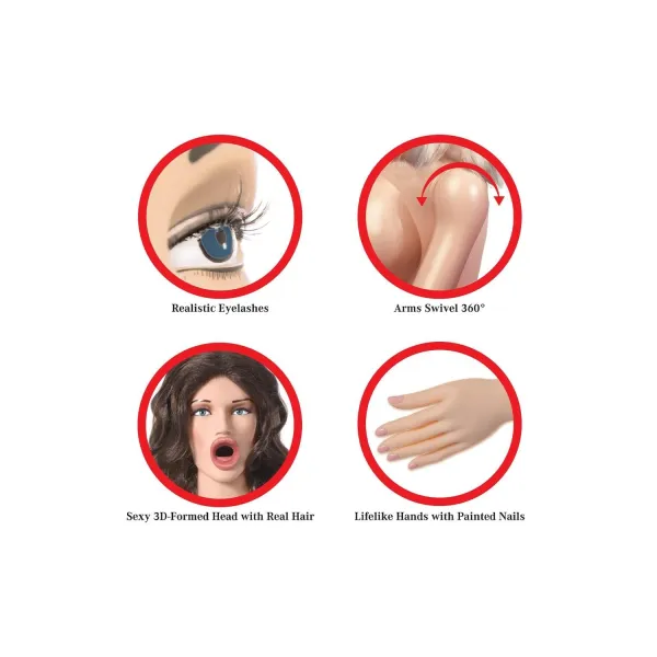 Pipedream PDX Extreme Dollz B.J. Betty Oral Sex Liebespuppe Light | Fesselliebe.de