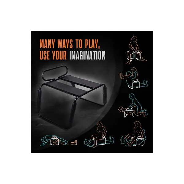 Temptasia Surrender Sexstuhl Schwarz | Fesselliebe.de