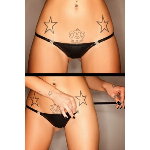 Schwarzer String P005 von Noir Handmade | Fesselliebe.de