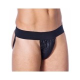 Leder-Slip Schwarz von Bondage Play | Fesselliebe.de