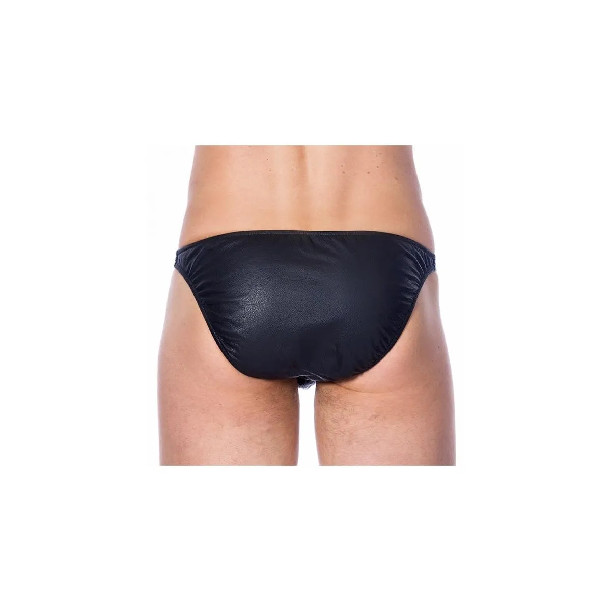 Leder-Slips Schwarz von Bondage Play | Fesselliebe.de