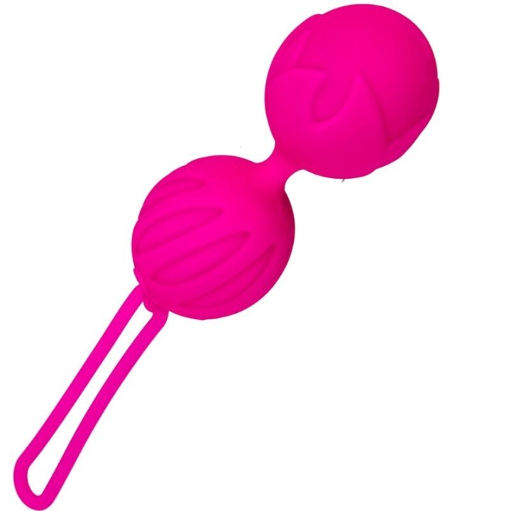 Geisha Lastic Silikonkugeln Grösse S Fuchsia von Adrien Lastic | Fesselliebe.de
