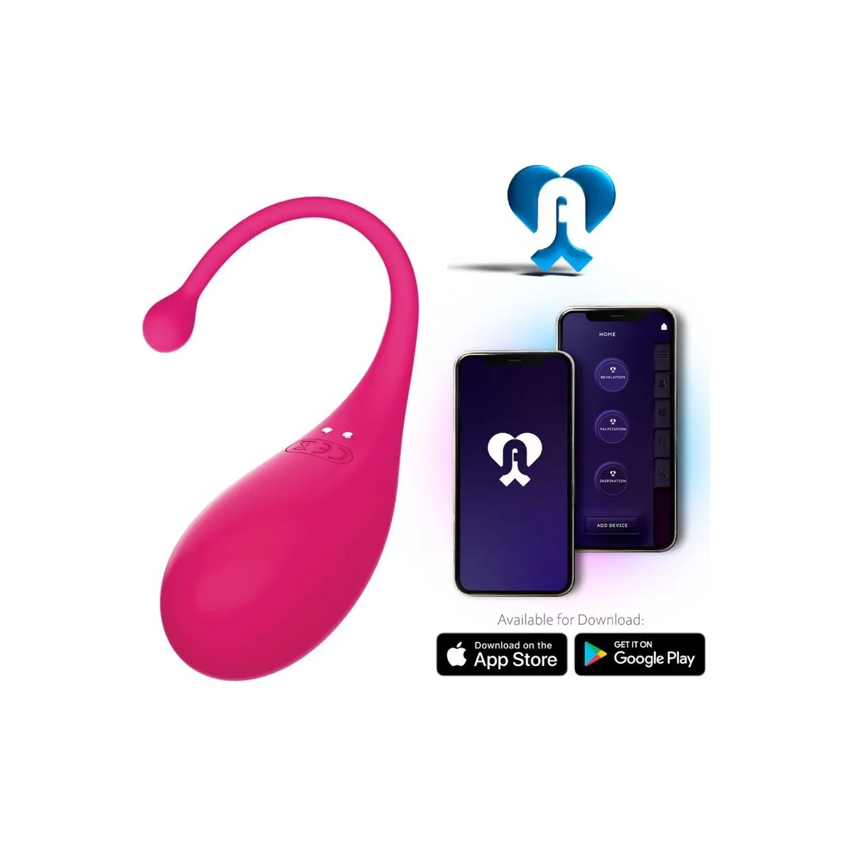 Palpitation Vibrierendes Ei Rosa - Kostenlose App von Adrien Lastic | Fesselliebe.de