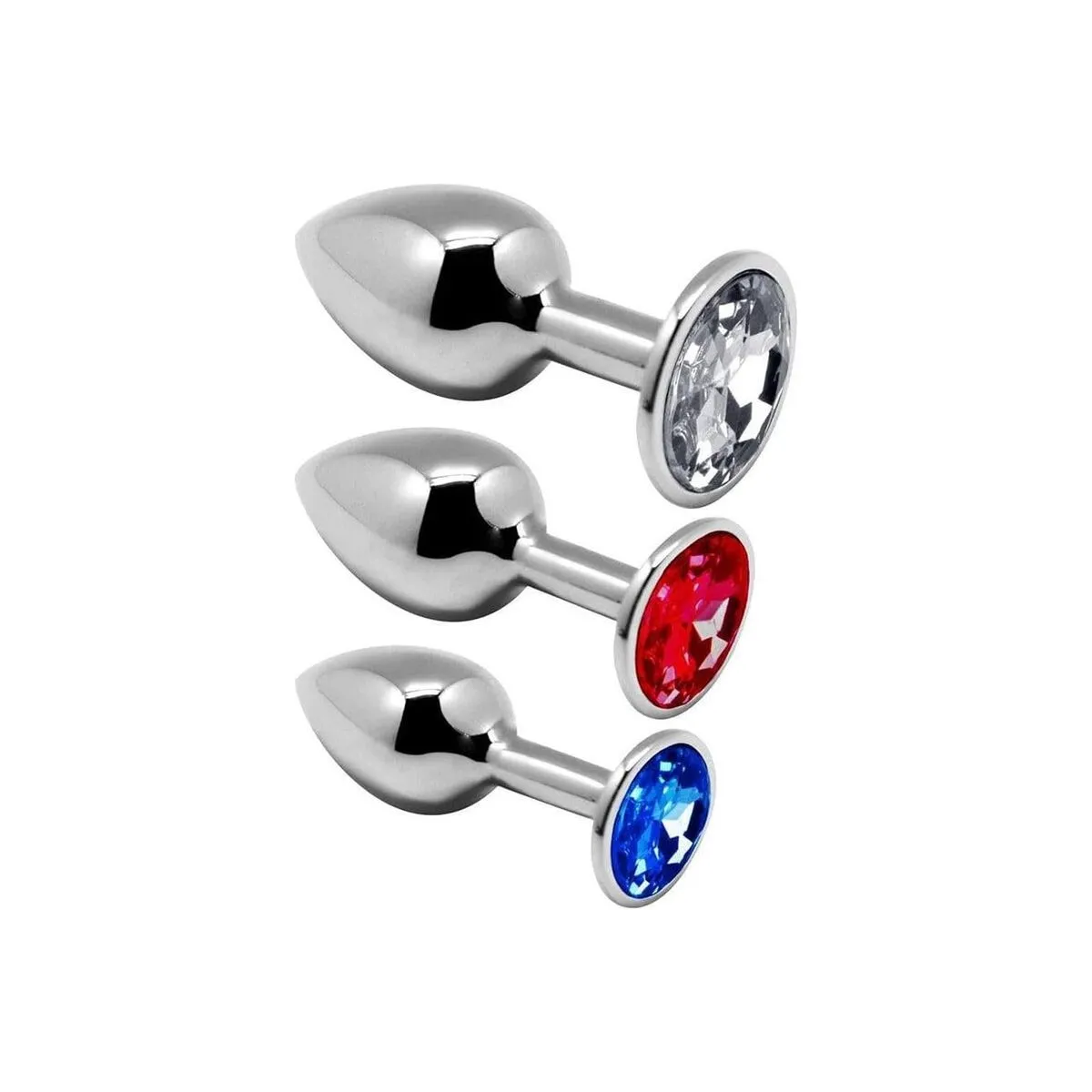 Anal Pleasure Kit 3 Plug Metall von Alive | Fesselliebe.de