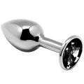 Anal Pleasure Mini Plug Metall Schwarz Grösse M von Alive