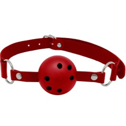 Discretion Atmungsaktiver Gag Rot von Alive | Fesselliebe.de