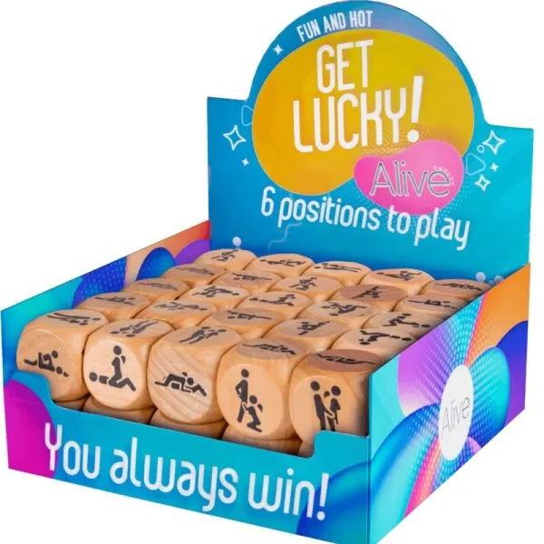 Get Lucky Dice Box 6 Positionen 50 Stück von Alive | Fesselliebe.de