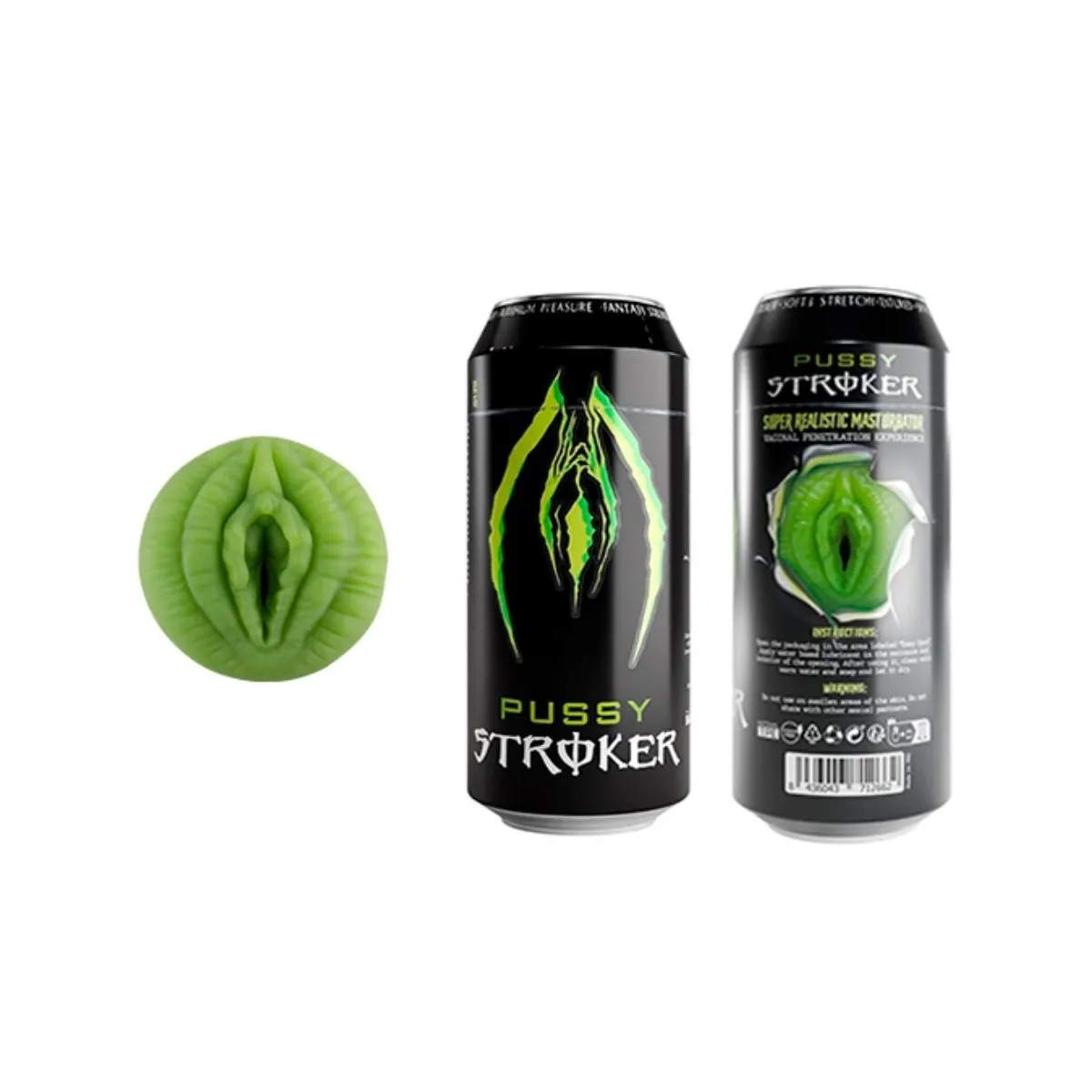 Pussy Stroker männlicher Masturbator Vagina Energetisches Getränk Dose von Alive | Fesselliebe.de