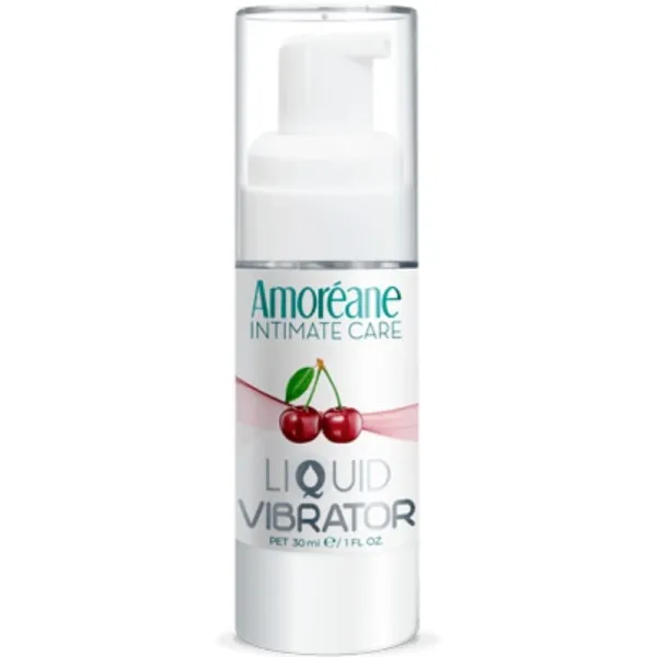 Vibrierende Flüssigkeit Kirsche 30 ml von Amoreane | Fesselliebe.de