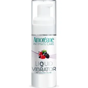 Vibrierende Flüssigkeit Rote Früchte 30 ml von Amoreane | Fesselliebe.de