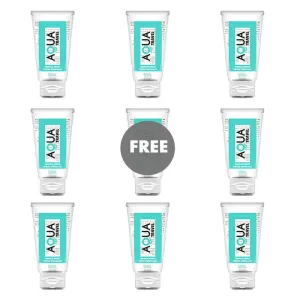 Wasserbasiertes Gleitmittel mit Tropischem Fruchtgeschmack - 50 ml 8+1 Kostenlos von Aqua Travel | Fesselliebe.de