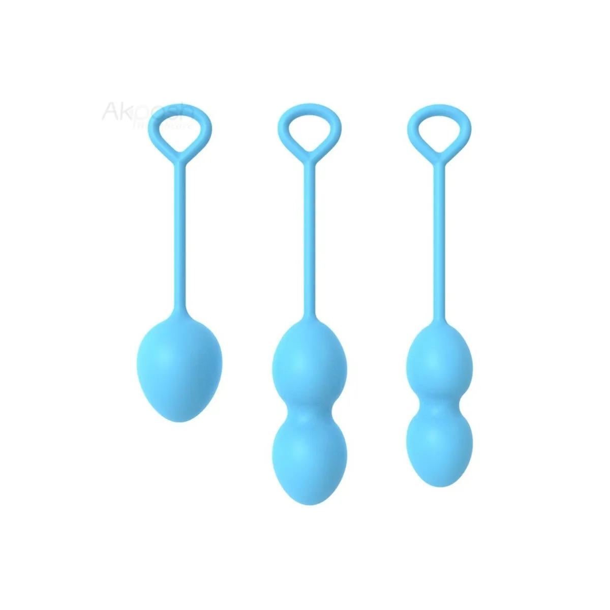 Anabiosis Vaginalhantel 3 Stufen Blau von Armony Wearables | Fesselliebe.de