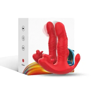 Analvibrator Panty C und G-Spot Stimulator mit Fernbedienung Rot von Armony Wearables | Fesselliebe.de
