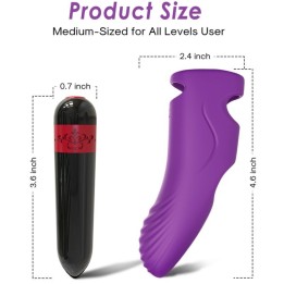 Aurora Vibrator Finger Lila von Armony Vibrators | Fesselliebe.de