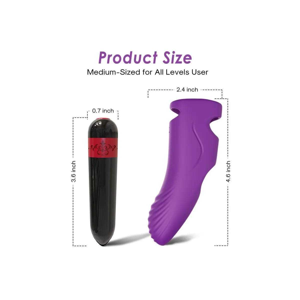 Aurora Vibrator Finger Lila von Armony Vibrators | Fesselliebe.de