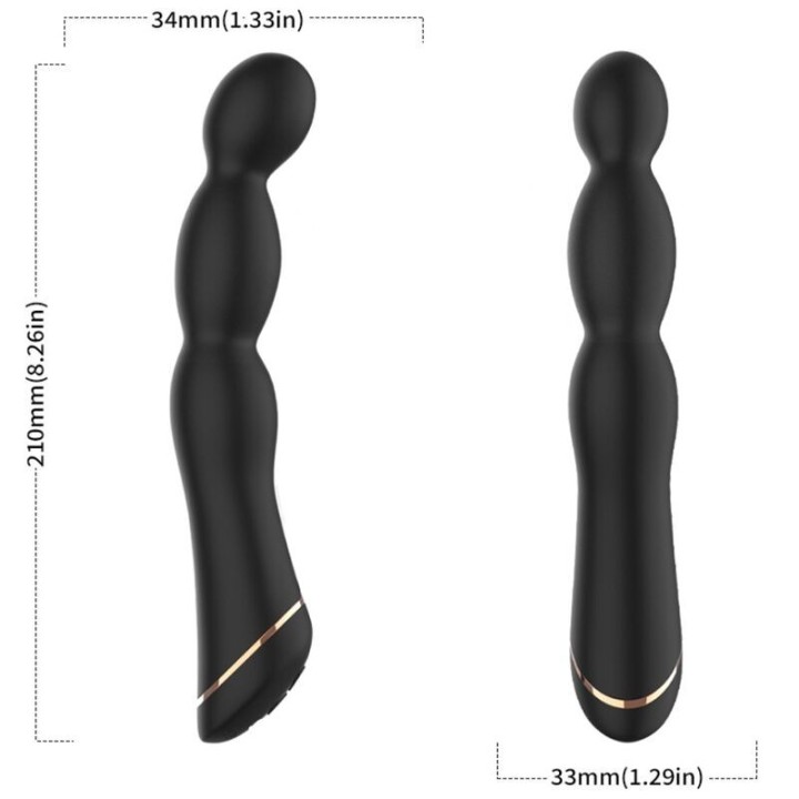 Bambu Vibrator Einstellbar Schwarz von Armony Vibrators | Fesselliebe.de