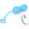 Blossoms Vaginal Hantel Vibration mit Fernbedienung 10 Vibrationen Blau von Armony Vibrators