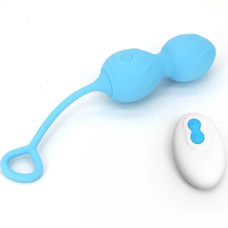 Blossoms Vaginal Hantel Vibration mit Fernbedienung 10 Vibrationen Blau von Armony Vibrators | Fesselliebe.de