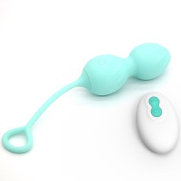 Blossoms Vaginal Hantel Vibration mit Fernbedienung 10 Vibrationen Grün von Armony Vibrators | Fesselliebe.de