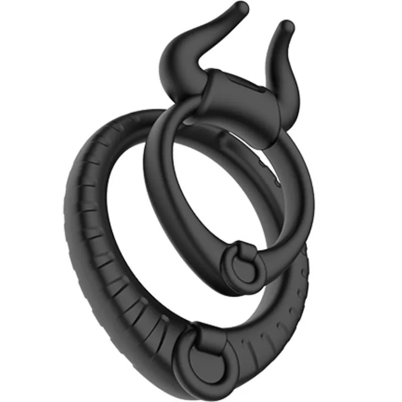 Bulls Pasion Ring Schwarz von Armony For Him | Fesselliebe.de