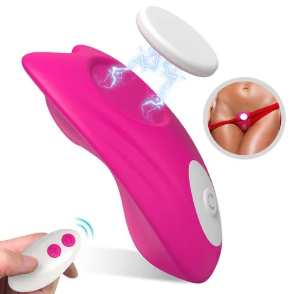 Butterfly Tragbares Höschen Vibrator mit Fernbedienung Rosa von Armony Wearables | Fesselliebe.de