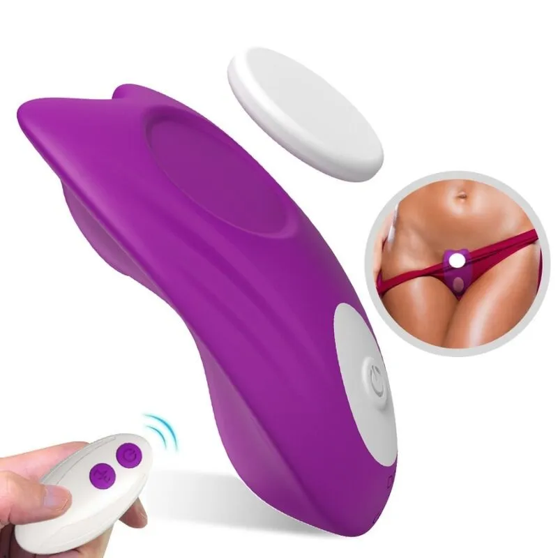 Butterfly Tragbares Höschen Vibrator mit Fernbedienung Lila von Armony Wearables | Fesselliebe.de