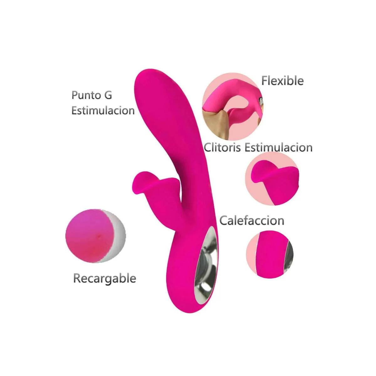 Daro Vibrator & Pull Ring Stimulator Fuchsia von Armony Vibrators | Fesselliebe.de