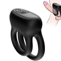 Doppelringvibrator Schwarz von Armony For Him | Fesselliebe.de
